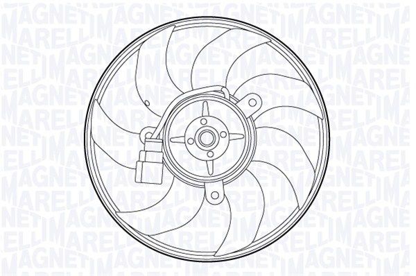 MAGNETI MARELLI Вентилятор, охлаждение двигателя 069422556010